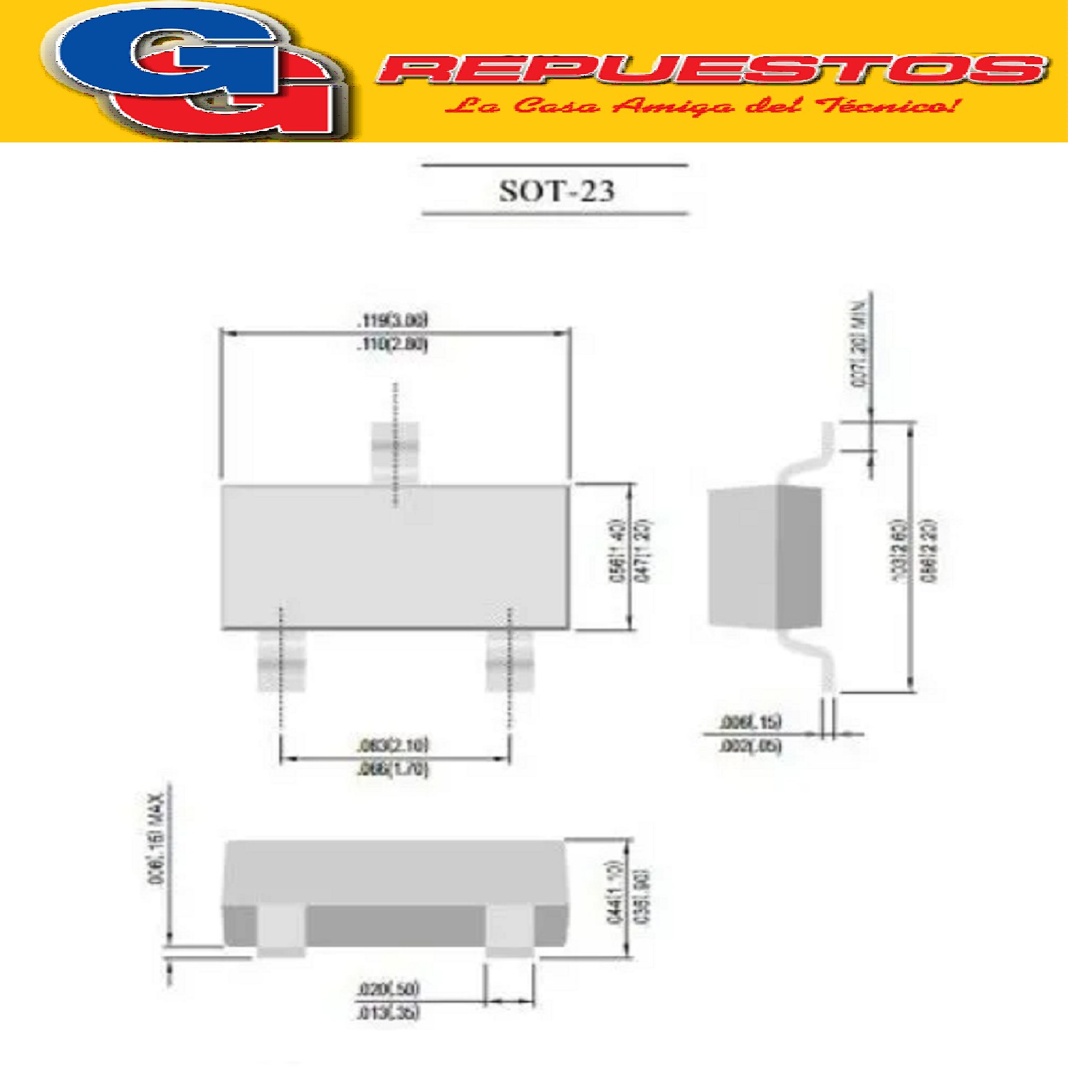 BAV70 DIODO DE CONMUTACION SWITCHING (70V/4.5A/250mW) SOT-23