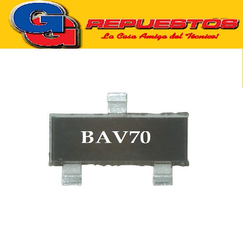 BAV70 DIODO DE CONMUTACION SWITCHING (70V/4.5A/250mW) SOT-23