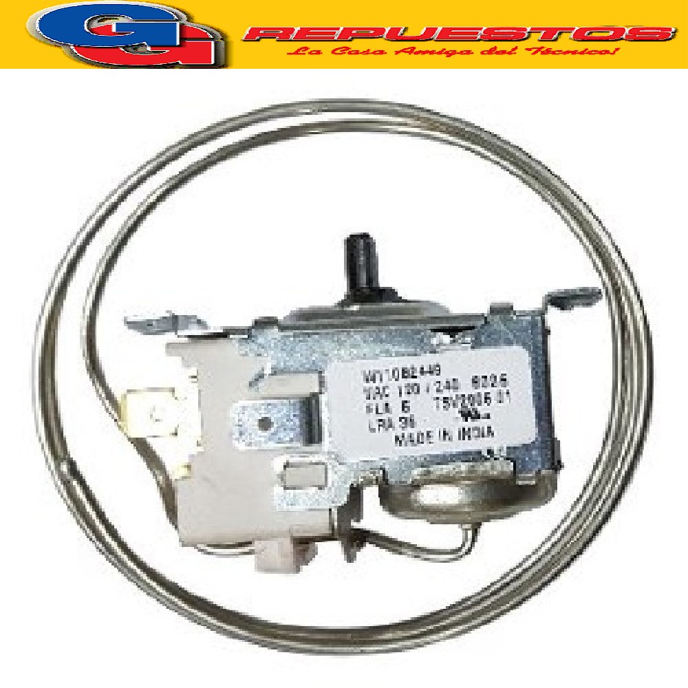 TERMOSTATO BLUESTAR-TSV2006-01-(RC23001-6/2) MEDIA CAÑA (+4° C -18.6°C +4°C -24.5°C +4°C - 31.6°C) 1016mm VAC 120/240 LFA 8 LRA 40 HELADERA 2 FRIOS