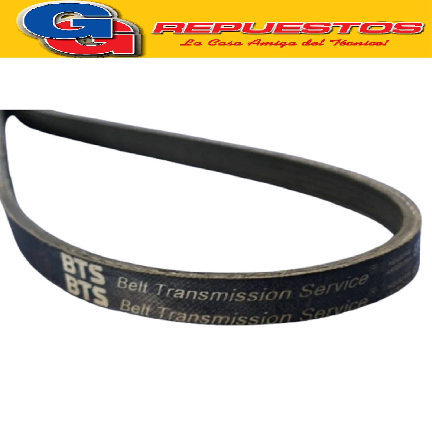 CORREA POLY V 5PJ -1370 NACIONAL BTS LAVARROPAS DREAN FAMILY PHILIPS-WHIRLPOOL PARA POLEA TAMBOR GRANDE Y POLEA MOTOR 5 VIAS PARA LAVARROPAS