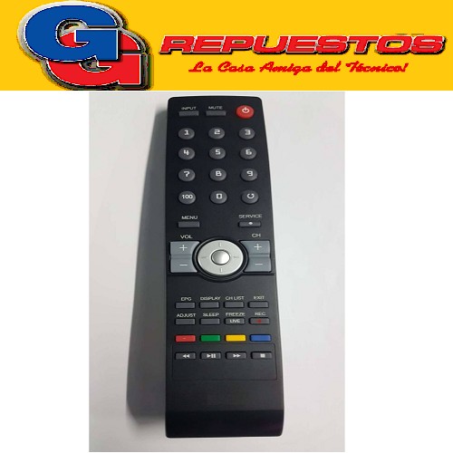 CONTROL REMOTO COMPATIBLE CON AOC RUEDA PLATA