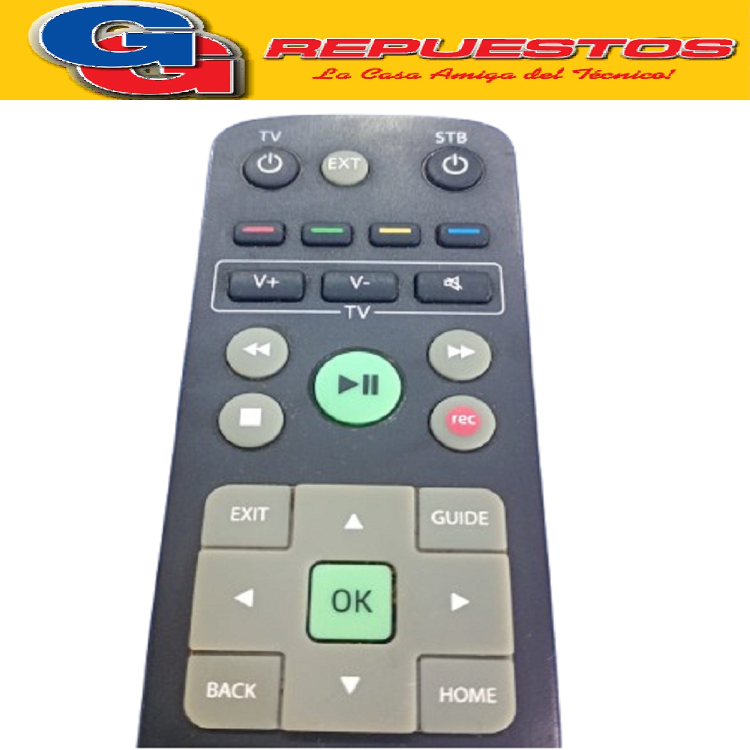 CONTROL REMOTO CONVERSOR MULTICANAL CABLEVISION FLOW HD  ORI GINAL