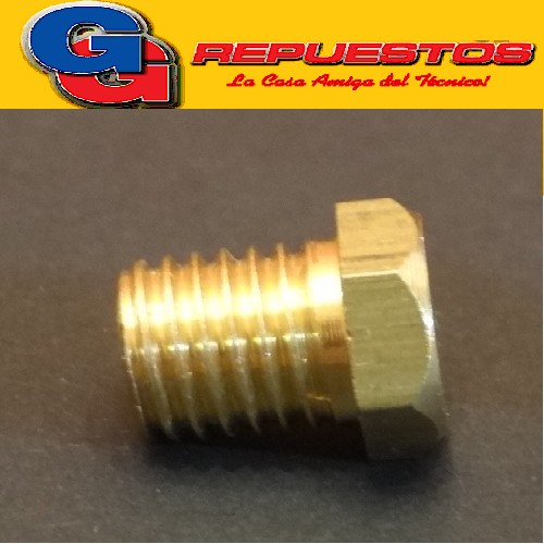 INYECTOR COMPATIBLE CON LONGVIE QUEMADOR CABEZAL 10mm  LARGO 11mm ROSCA 8mm 060mm