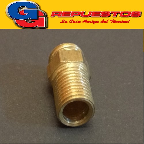 INYECTOR PILOTO ANALIZADOR MACHO-MACHO 1/8