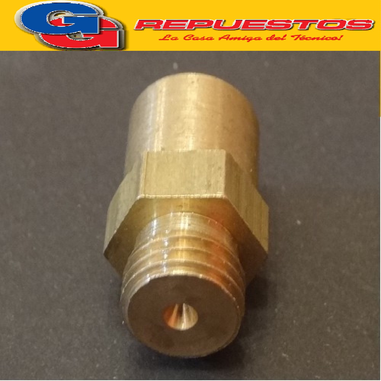 INYECTOR PILOTO ANALIZADOR MACHO-HEMBRA CORTO 1/8 PARA CABEZ AL BIGAS GAS ENVASADO COMPATIBLE CON ESKABE