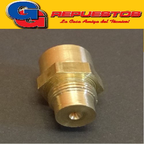 INYECTOR PILOTO ANALIZADOR MACHO-HEMBRA LARGO 1/8 PARA CABEZ AL BIGAS GAS NATURAL ORBIS LARGO 21mm 0.35mm