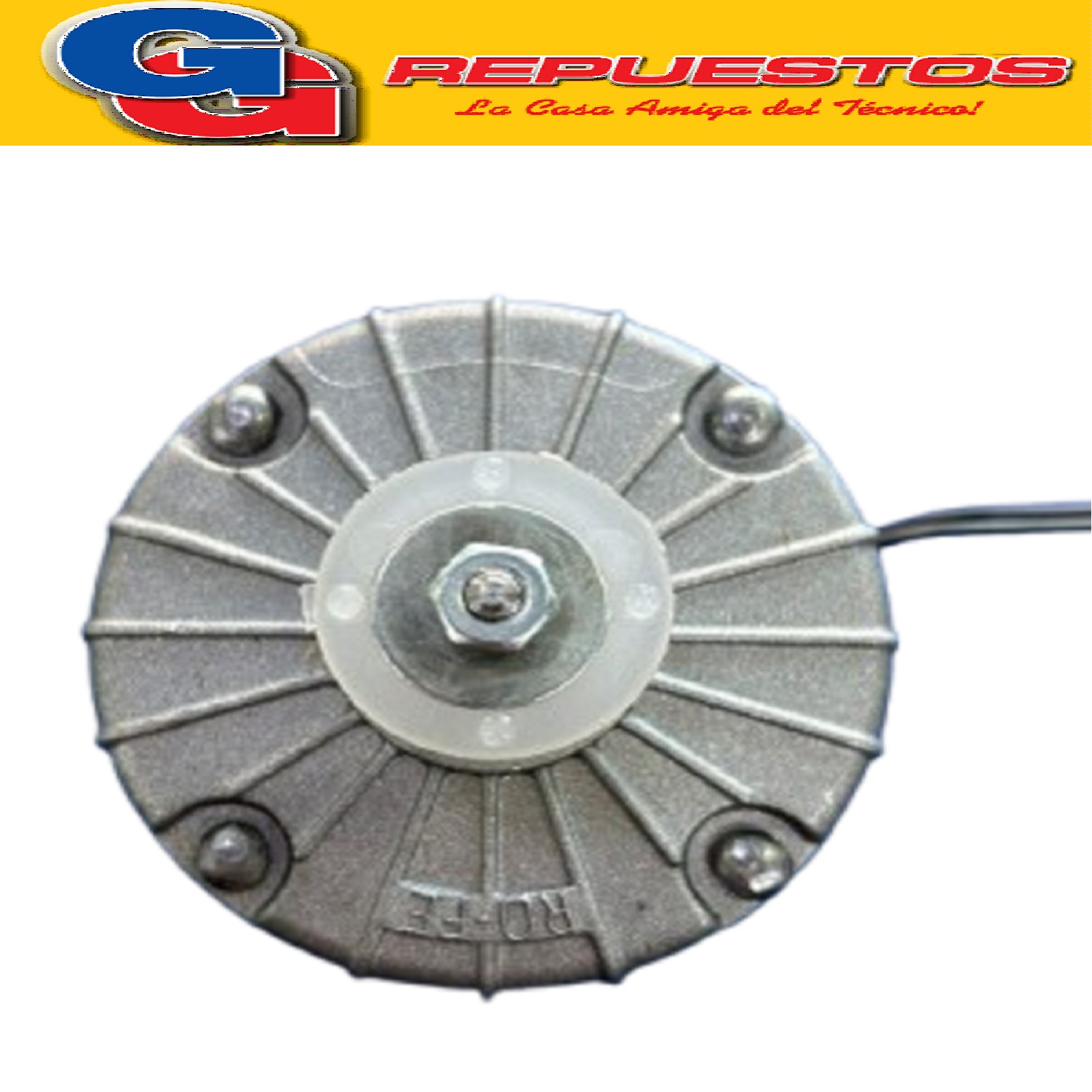 MOTOR FORZADOR REDONDO NACIONAL RO-FE PARA PALA DE 25 cm SIN BASE CON ADAPTADOR PARA PALA EJE 8 mm 250 F TIPO DICALL