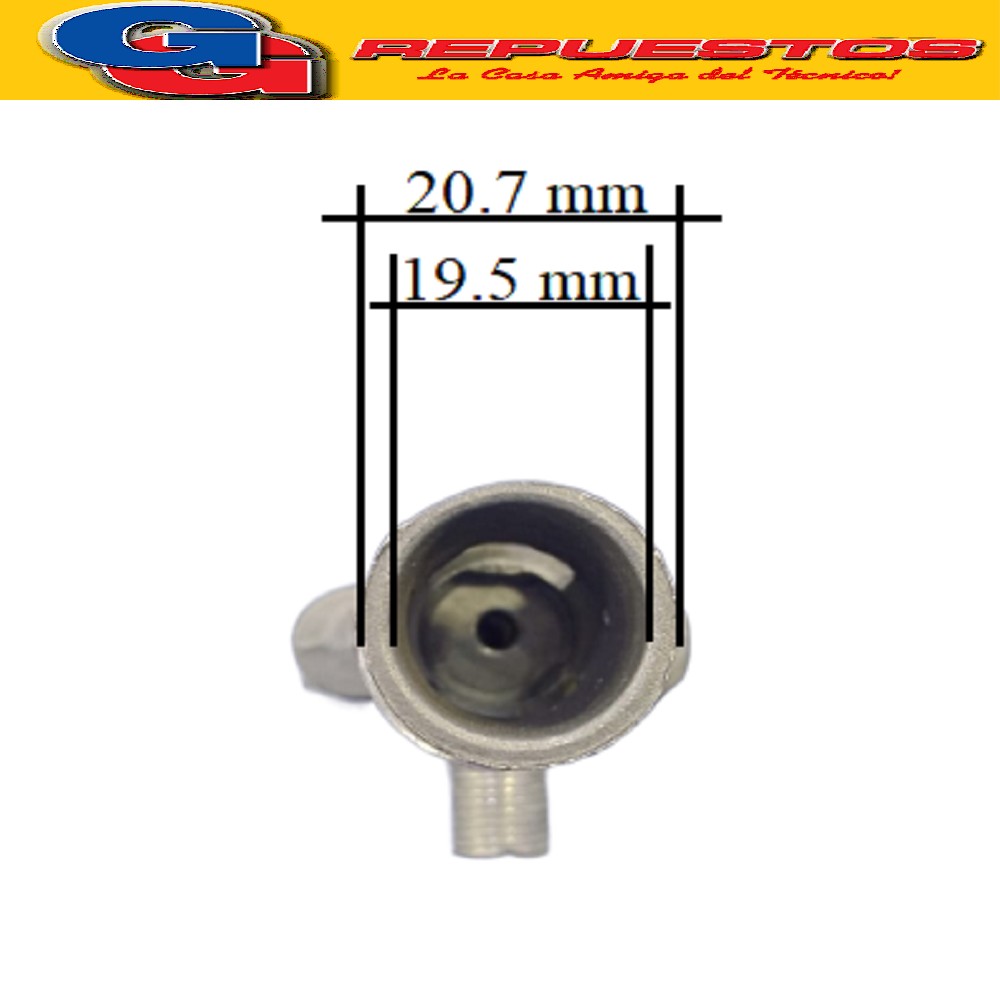 PORTA INYECTOR OR-MAY / ALTO MODELO ACTUAL 1/4 VIR LEGITIMO