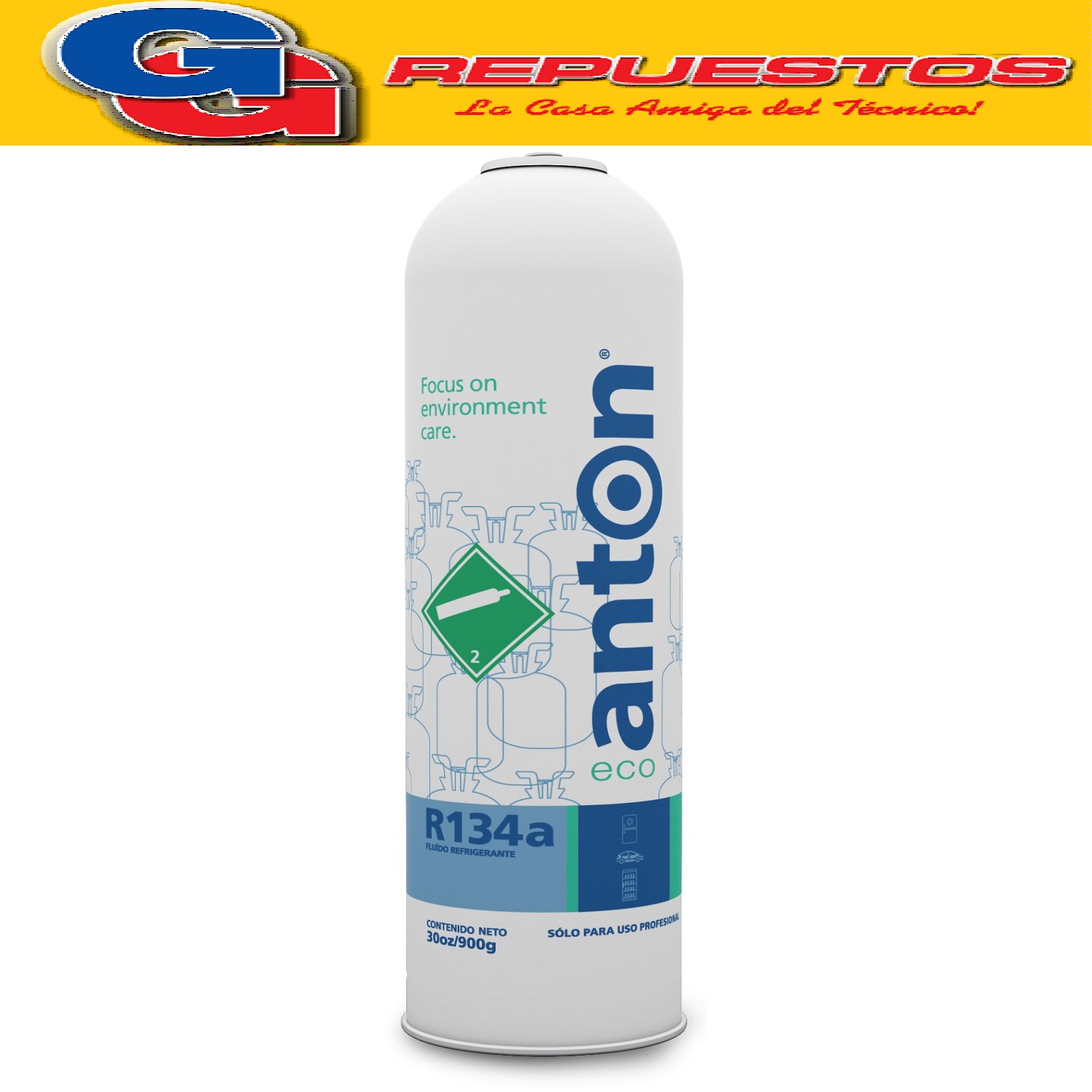 LATA GAS R134A 900G ANTON
