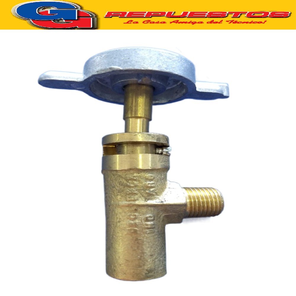 ROBINETE INDUSTRIAL VASTAGO MEDIA CAÑA 1/4 1/4 PARA PICO