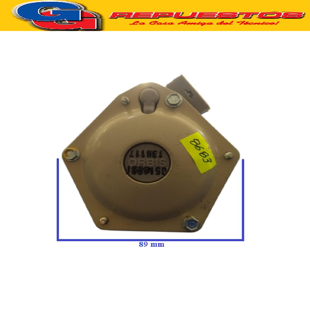 VALVULA DE SEGURIDAD ORBIS AGUA PLASTICA AUTOMATICA CON RESO RTE SIN CABLE / VALVULA AGUA 15 LTS VASTAGO 22 mm volcan