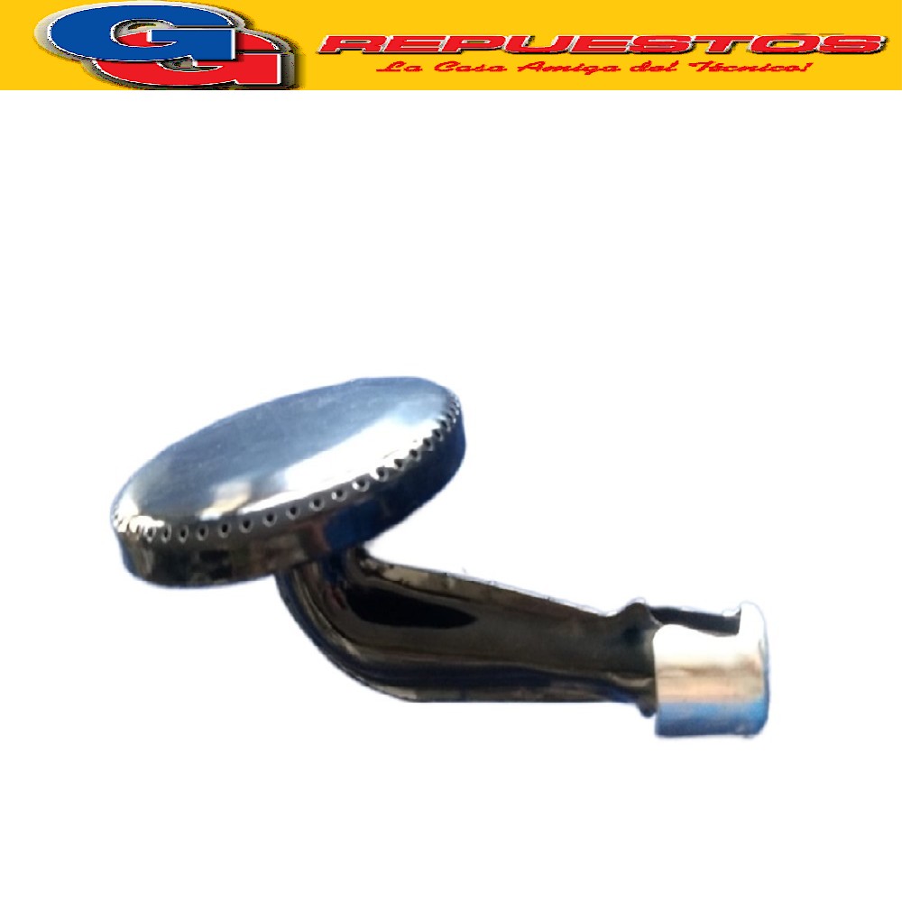 MECHERO DE COCINA DE CHAPA TOMIGAS PIPA ANTIGUO GRANDE ENLO  ZADO / DIAMETRO 107 MM / LARGO TOTAL 189 MM / ALTO TOTAL 85 MM