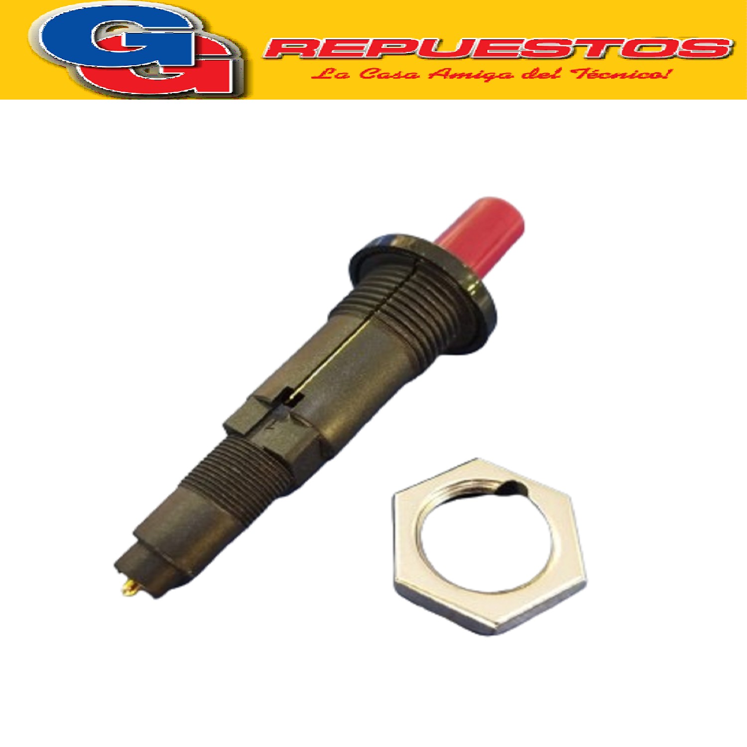 PIEZOELECTRICO EP 32 BOTON LARGO NEGRO CTZ PARA CALEFACTORES / PIEZOELECTRICO ENCENDIDO UNIVERSAL PARA CALEFACTORES CHISPERO