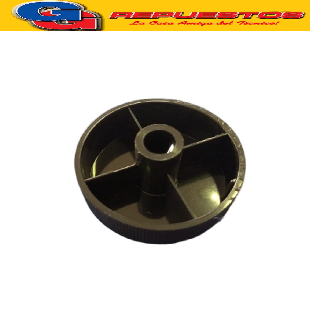 VOLANTE PERILLA CALEFACTOR PARA CTZ NEGRA PARA EJE DE  8MM