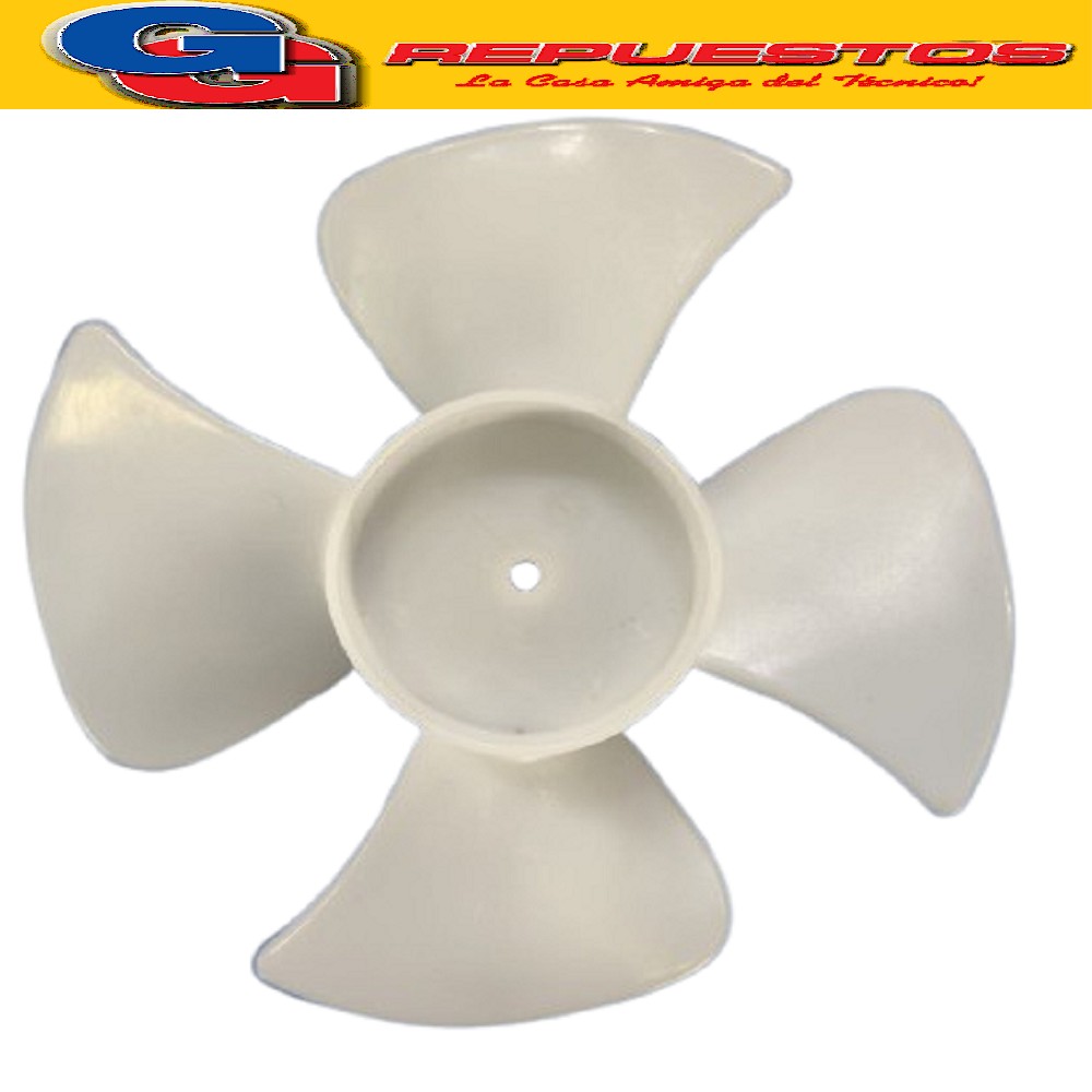 HELICE MOTOR 135MM VENTILADOR PARA FORZADOR DE MICROONDAS / 135 MM DIAMETRO X 23.8 MM ALTO - PARA EJE DE 4 MM EJE LISO