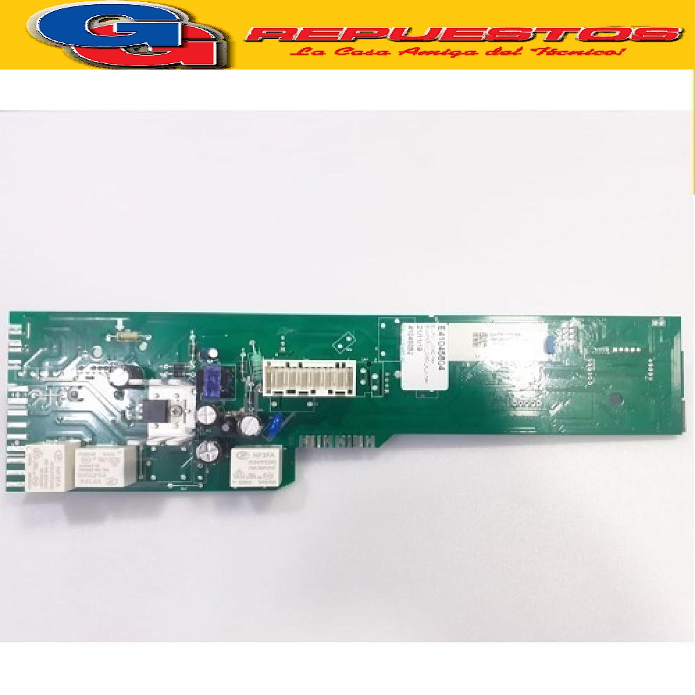 PLAQUETA UNIPLACA PARA LAVARROPAS LONGVIE SIN DISPLAY L16508 (ORIGINAL) R41045675 (LONGVIE) PLAQUETA 3R CON SOFT + EEPROM L16508
41045052 (CANDY GIAS) E41045804 EEPROM FILE/ Discontinuada
41045053 (CANDY GIAS) Tarjeta Electronica NFC 41043366 (CANDY GIAS)