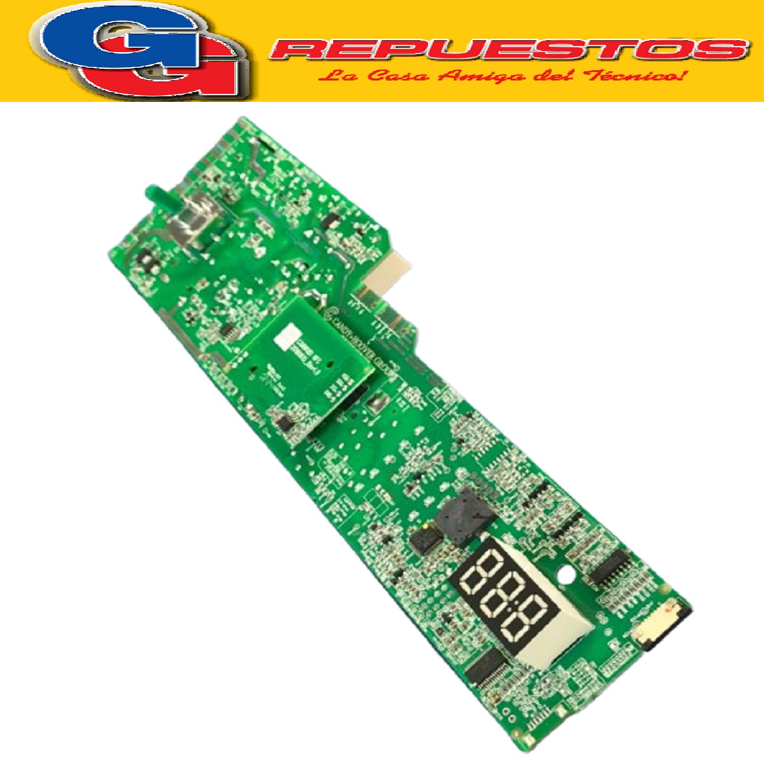 PLAQUETA UNIPLACA LAVARROPAS CON DISPLAY PARA LONGVIE L18012 (ORIGINAL)Codigo de origen: R41045688 (LONGVIE) PLACA 3R+Eeprom18012  (E41052136) Produttore: CANDY HOOVER GROUP CANW206 Rev1.0 (CANW081) P/N: 43014897 E43021206 EIUF01_01DA.hex EIWTTER14-007A-B-A-AL (43021573) E41045808