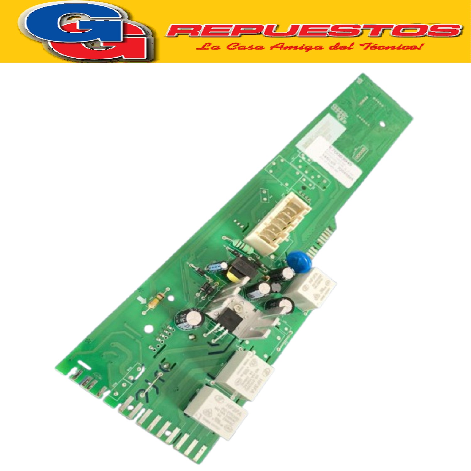 PLAQUETA UNIPLACA LAVARROPAS SIN DISPLAY PARA LONGVIE L16510 R41045678 (LONGVIE ARG.) PLAQUETA 3R CON SOFT + EEPROM L16510 41045052 (CANDY GIAS) E41045806 EEPROM FILE/ Discontinuada 41045053 (CANDY GIAS) Tarjeta Electronica NFC Programada 41043366 (CANDY GIAS) Dis
