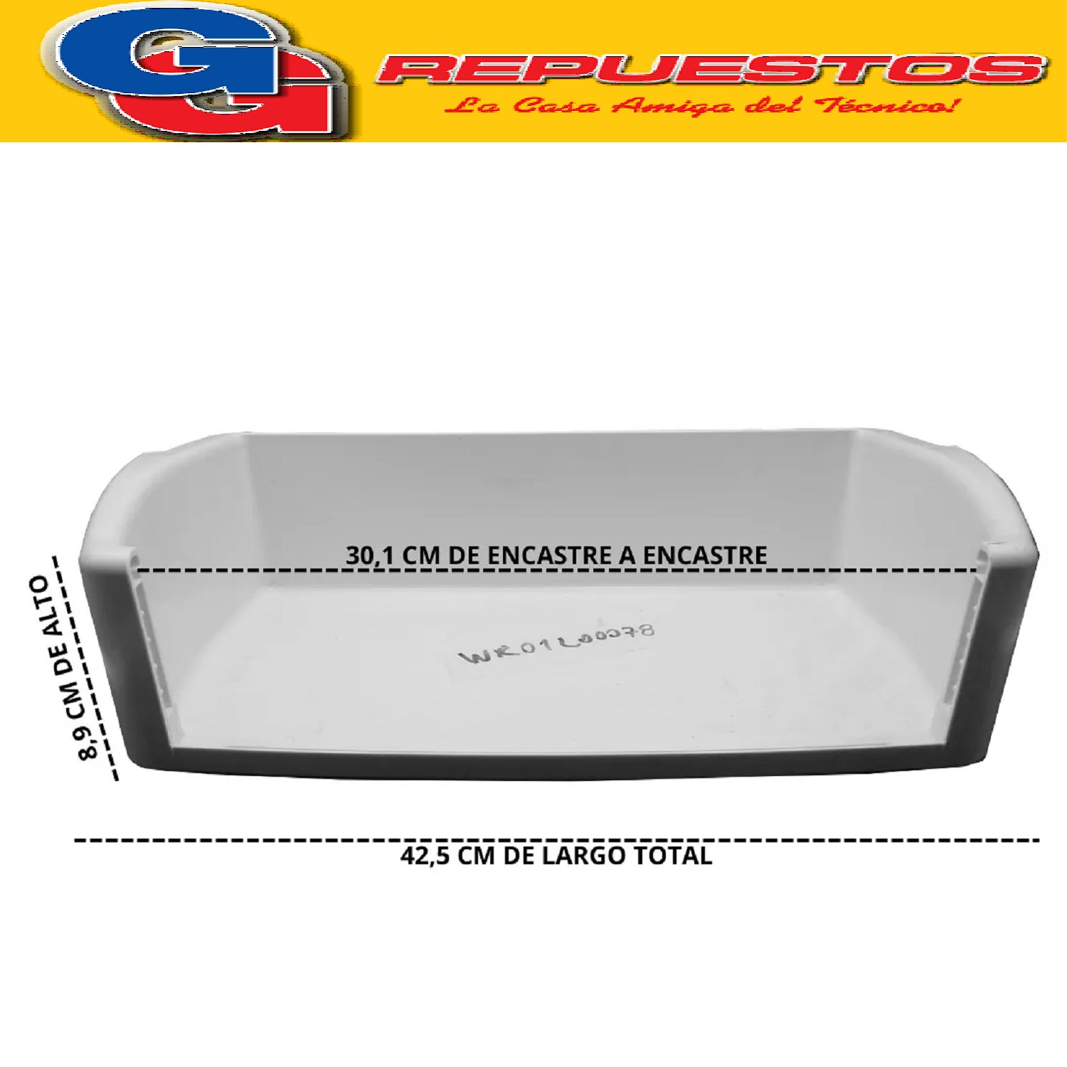 BALCON ESTANTE DE PUERTA REFRIGERADOR HELADERA PATRICK  ANAQ UEL PKPN3FFGAFBN-PKPS5MFGADSS SIDE BY SIDE
(COMPARTIMIENTO/ Anaquel Intermedio ORIG.) SIN VISOR ACRILICO TRANSPARENTE
Cod.Origen:
WR71X10973 (MABE) Refrigerador Side-By-Side con Dispensador 25.9 Cu. Ft./ Discontinuado
WR01L00078 (MABE) MODULE SHELF FF /REF SXS STARLIGHT CST/BLA
WR200D5594P002 (MABE) GE 23.12 cu.ft. Side by Side Refrigerator Black
Produttore: 200D5594P002 / 200D5594P001 MODULE SHELF FF