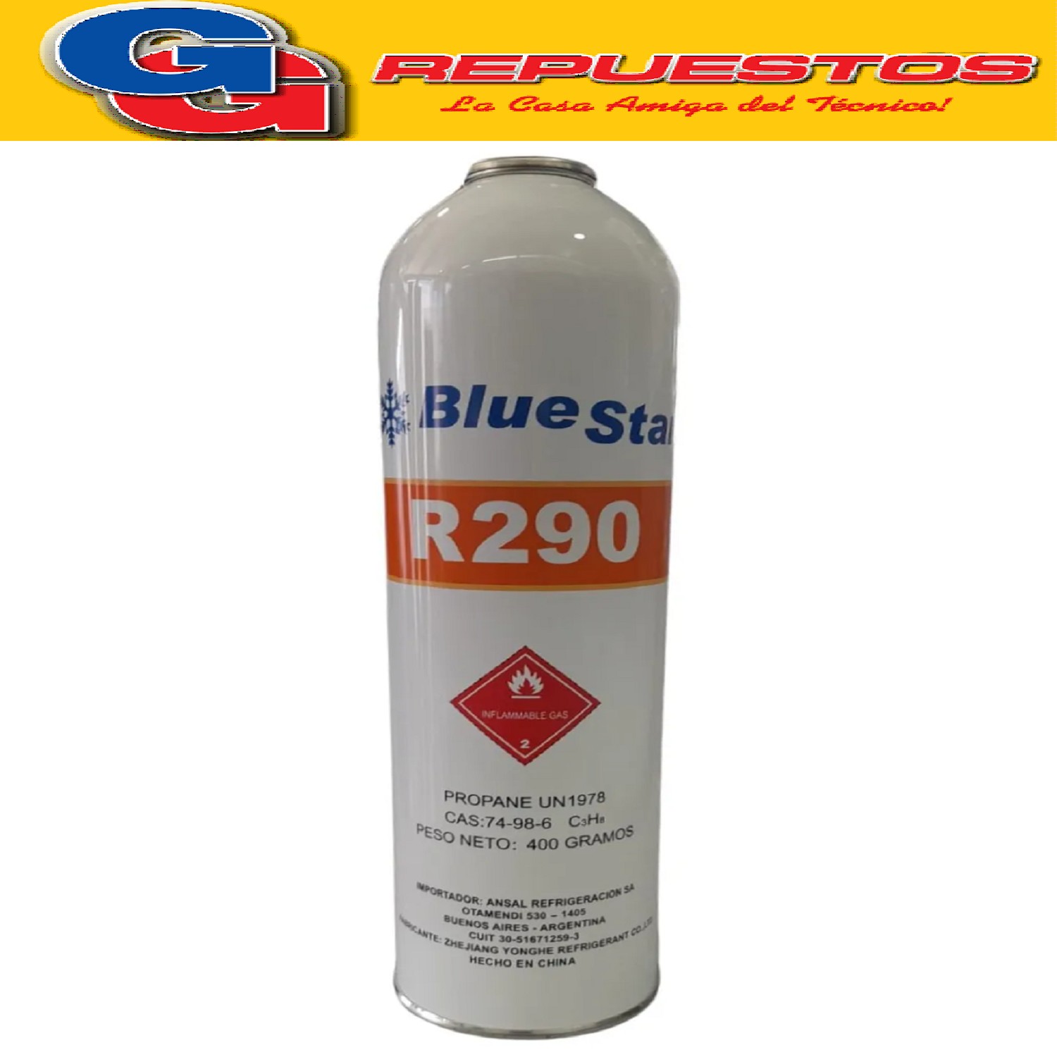LATA GAS R290A BEON 400G