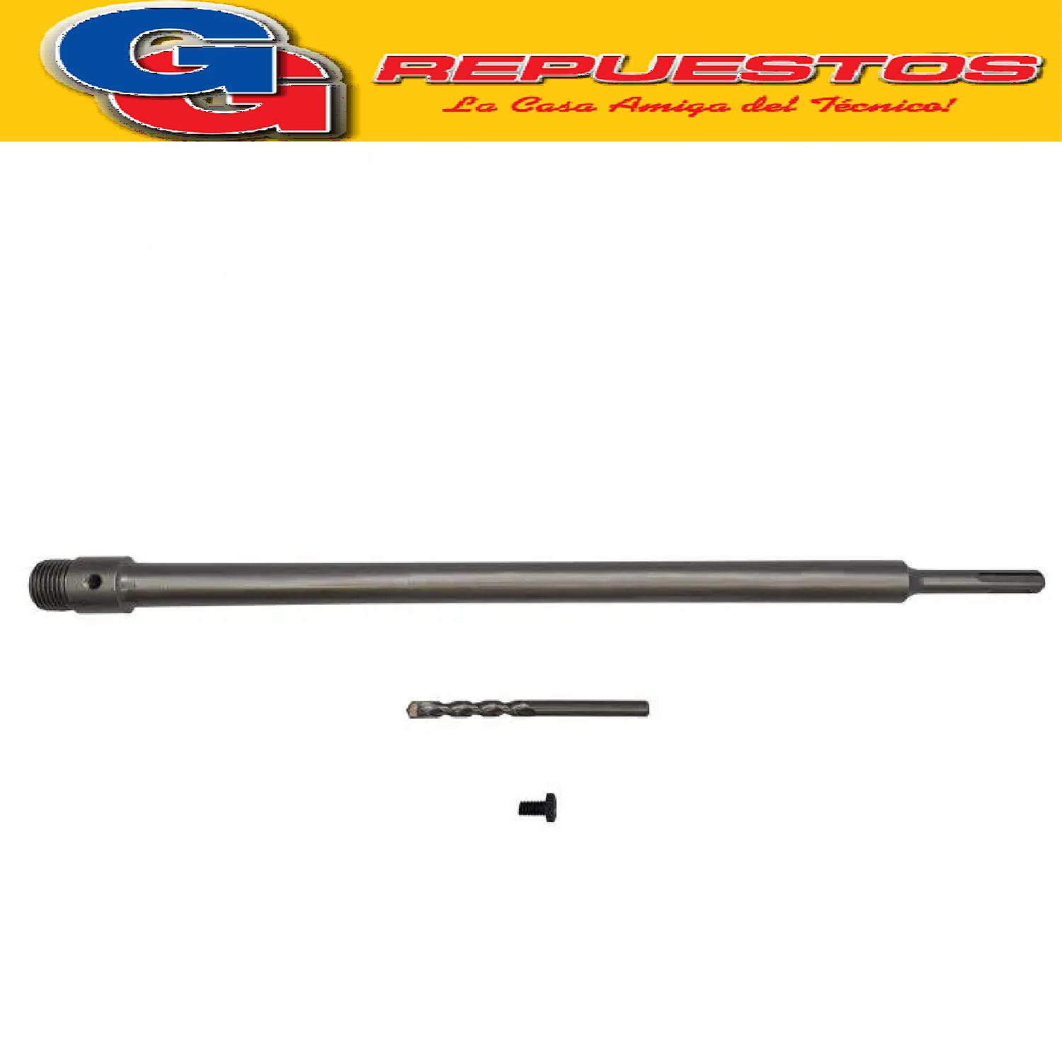 EJE PARA MECHA COPA SDS PLUS 450MM PARA ROTO MARTILLO CON ME CHA DEL 8 PARA PARED