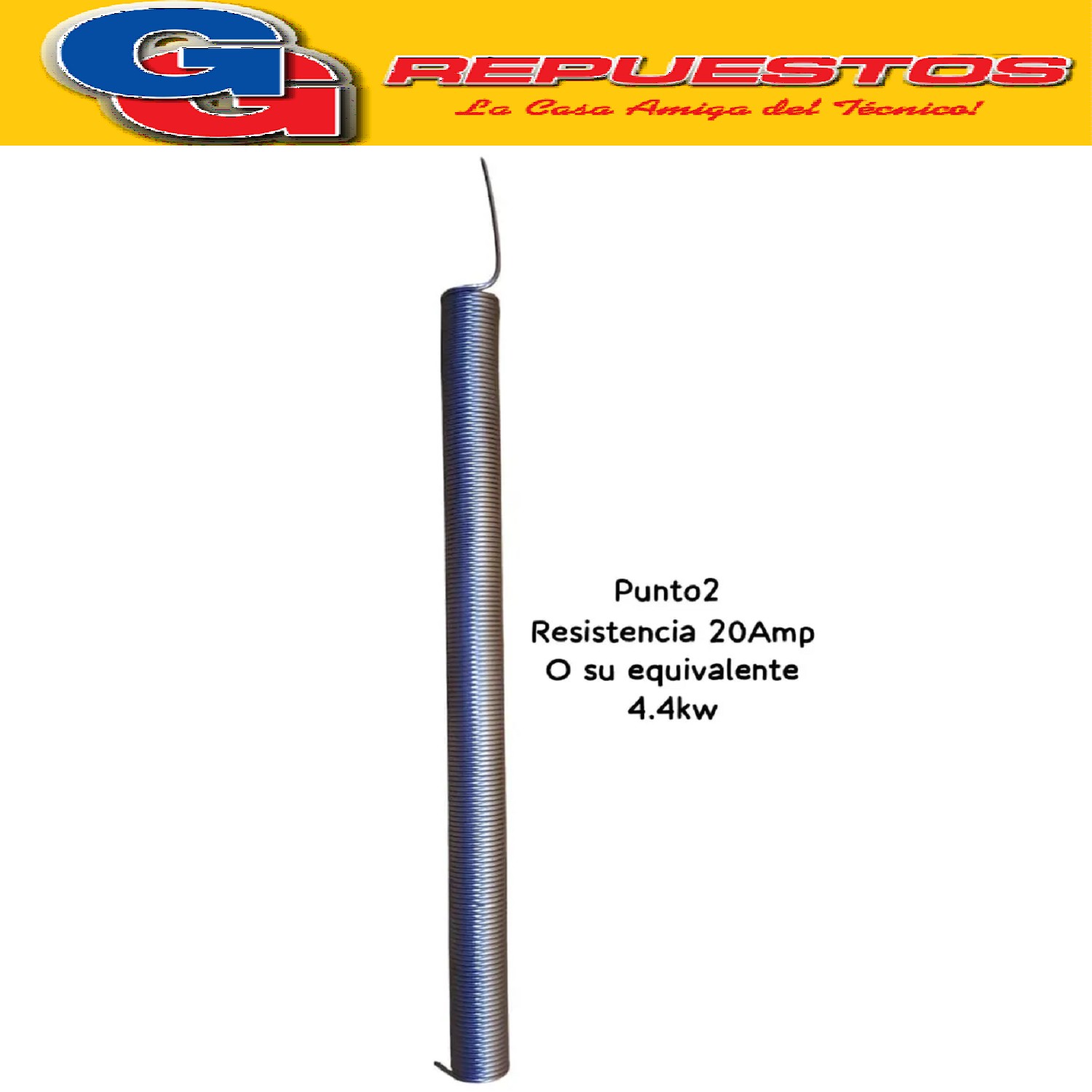 RESISTENCIA PARA CALEFON LAVARMIN 20 AMPER