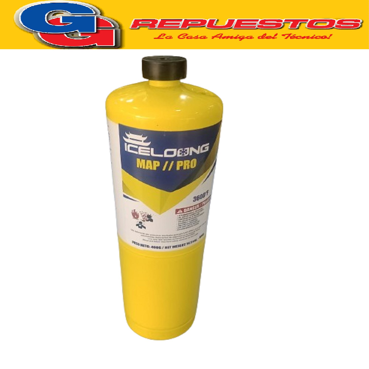 LATA MAP GAS X 400 GRS ICELONG PARA SOLDAR