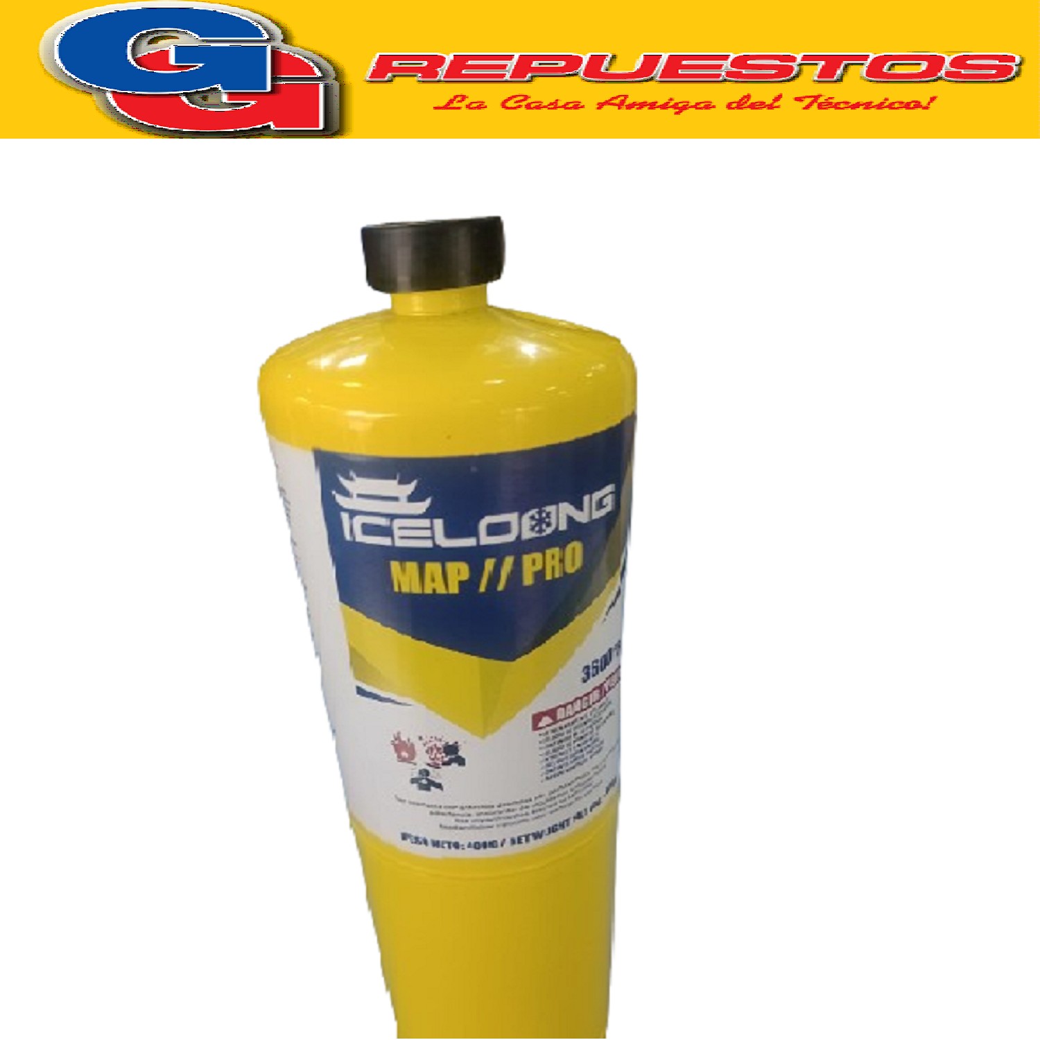 LATA MAP GAS X 400 GRS ICELONG PARA SOLDAR