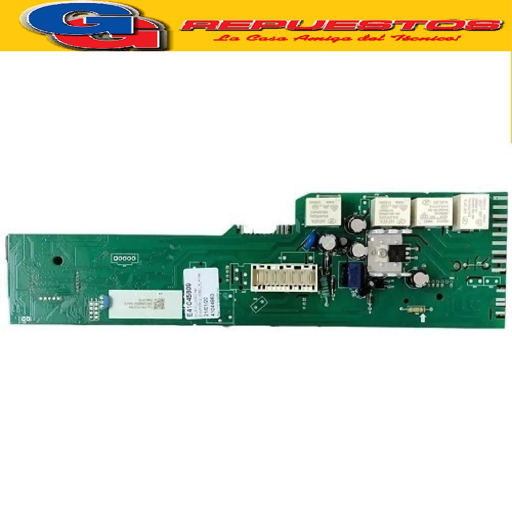 PLAQUETA UNIPLACA LAVARROPAS PARA LONGVIE L18010 CON DISPLAY R41045683 (LONGVIE ARG.) PLAQUETA 3R CON SOFT + EEPROM L18010 41043368 (CANDY GIAS) E41045809 41044963 (CANDY GIAS) /43020392 (CANDY GIAS) Tarjeta Electronica NFC 
Produttore: CANDY HOOVER GROUP P/N:41043368 HW CANW201 Rev1.0