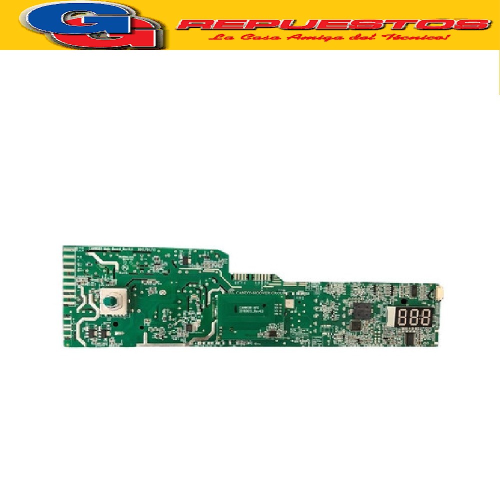 PLAQUETA UNIPLACA LAVARROPAS PARA LONGVIE L18010 CON DISPLAY R41045683 (LONGVIE ARG.) PLAQUETA 3R CON SOFT + EEPROM L18010 41043368 (CANDY GIAS) E41045809 41044963 (CANDY GIAS) /43020392 (CANDY GIAS) Tarjeta Electronica NFC 
Produttore: CANDY HOOVER GROUP P/N:41043368 HW CANW201 Rev1.0