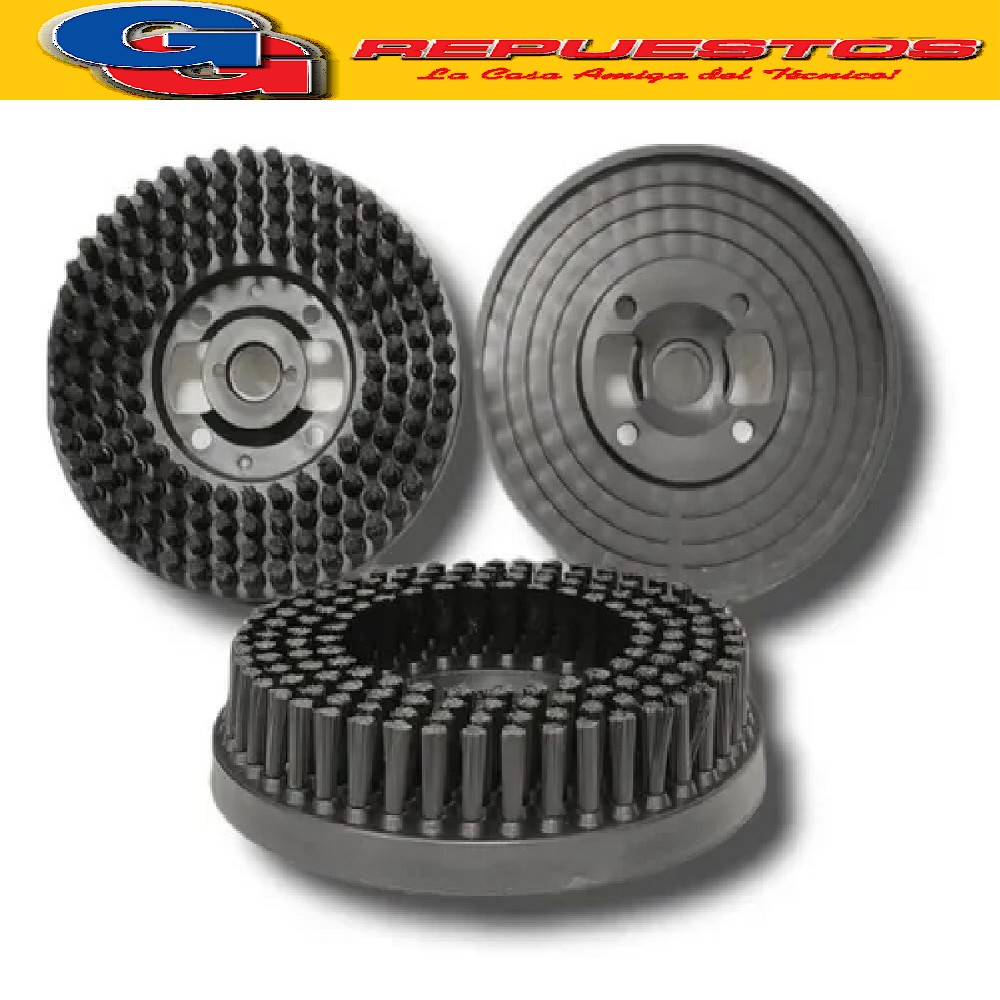 CEPILLO LUSTRADORA COMPATIBLE CON YELMO EXTRACHATA X3 ENCERADORA DIAMETRO EXTERIOR 12.5 CM
