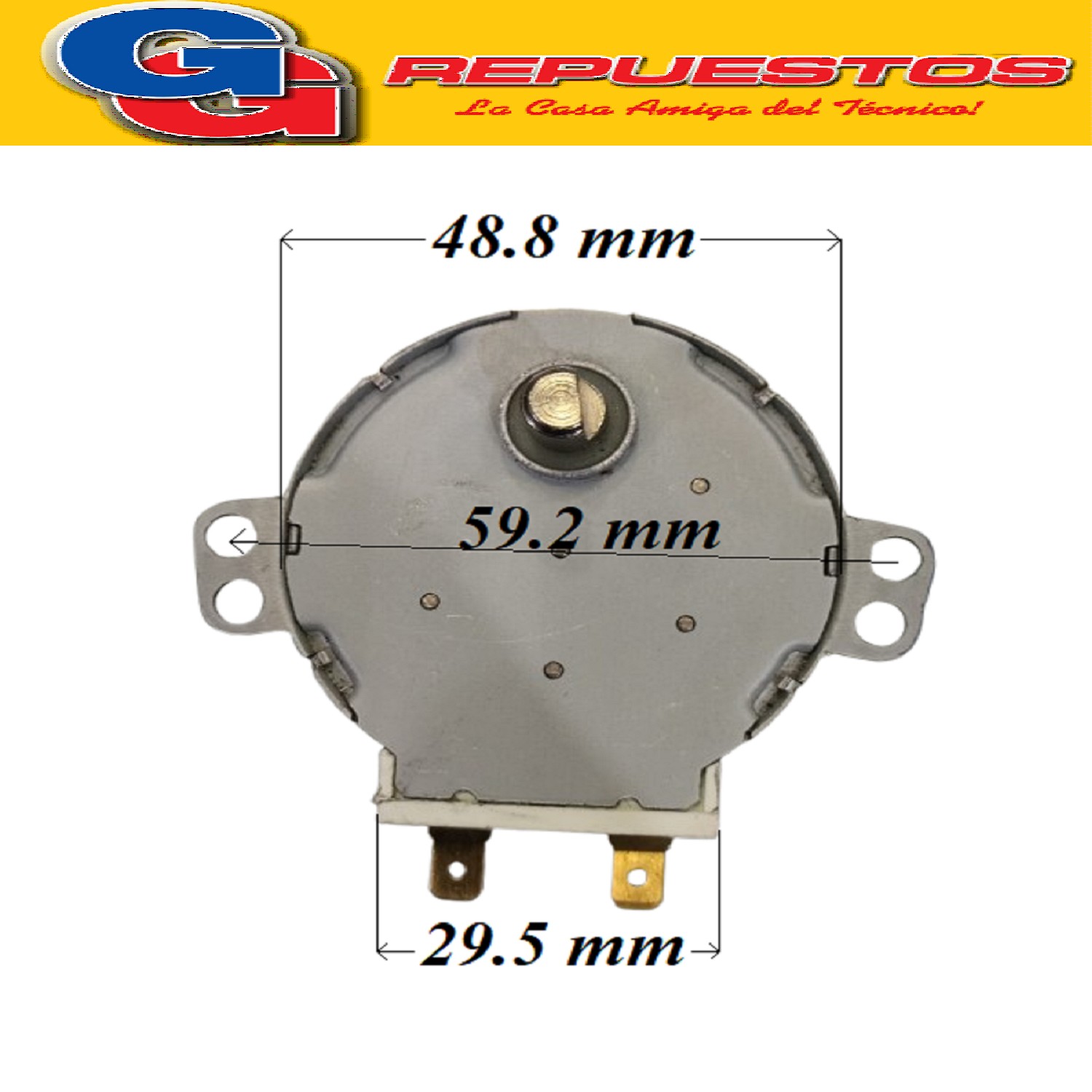 MOTOR GIRAPLATOS MICROONDAS 220V 5/6 RPM SM222E 4W