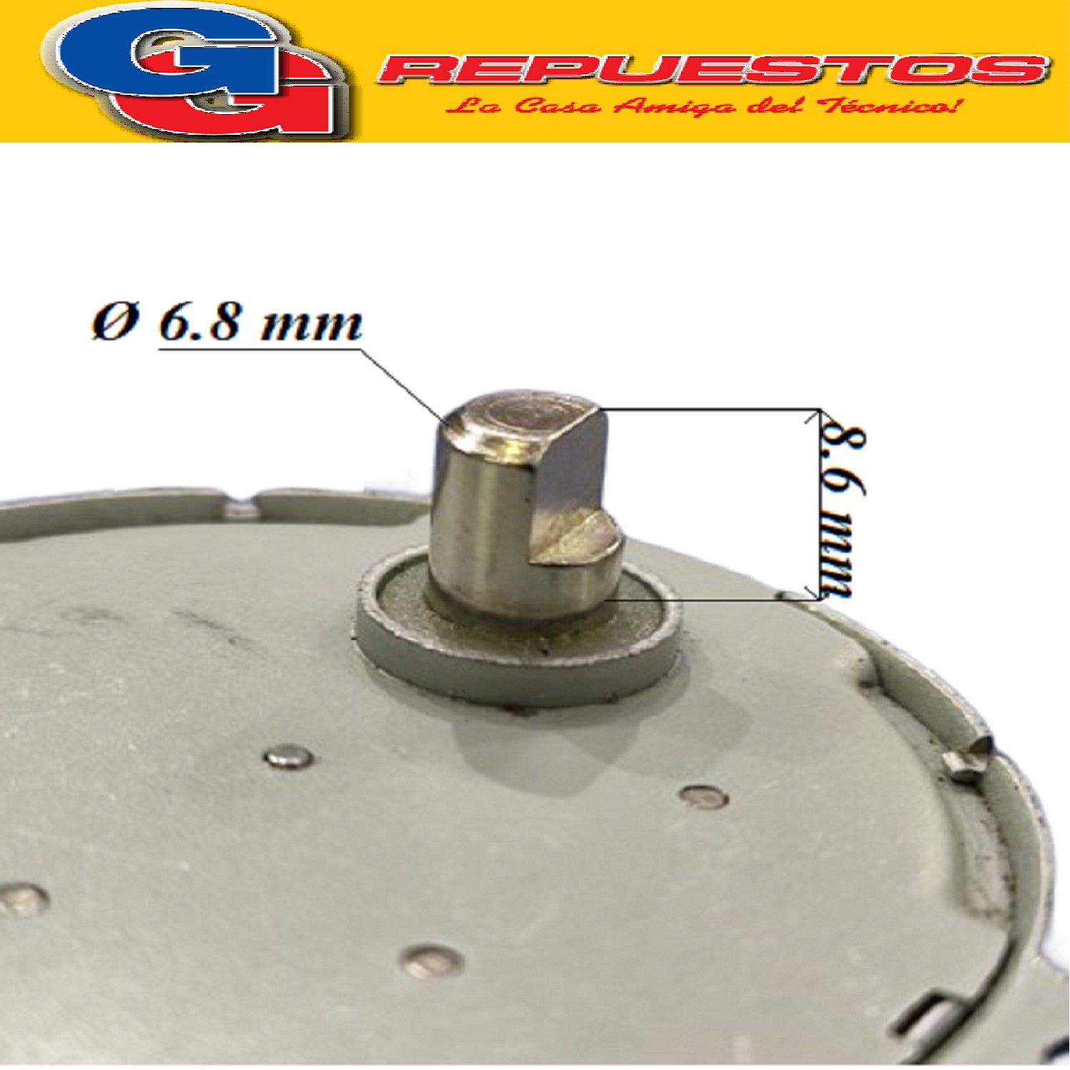 MOTOR GIRAPLATOS MICROONDAS 220V 5/6 RPM SM222E 4W