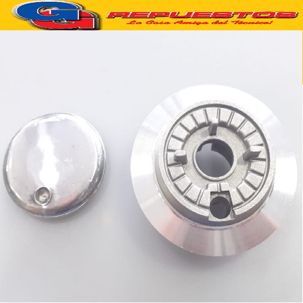 MECHERO DE ALUMINIO COCINA AURORA 110 CON TAPA CHICO
