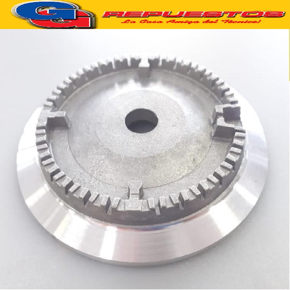 MECHERO DE ALUMINIO BASE COCINA FLORENCIA (ALYMO) Y VARIOS   GRANDE DIAMETRO 115MM x DIAMETRO DONDE APOYA LA TAPA 92MM x DIAMETRO DEL AGUJERO 14