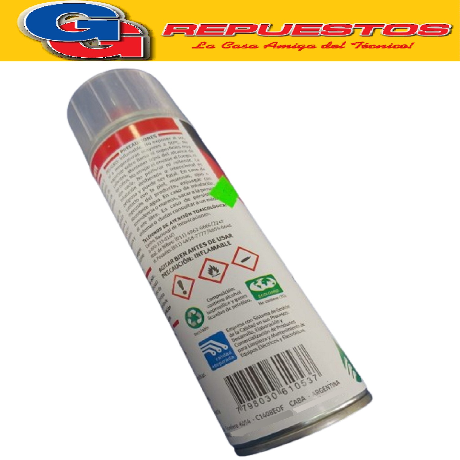 ALCOHOL ISOPROPILICO EN AEROSOL COMPITT PROPHYL 235GR