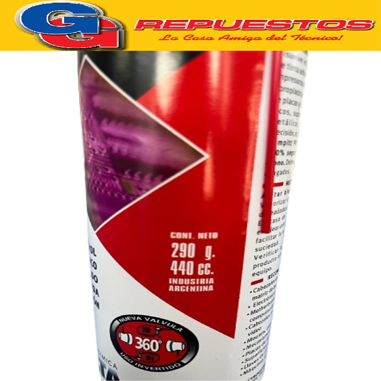 ALCOHOL ISOPROPILICO EN AEROSOL COMPITT PROPHYL SUPER 290GR