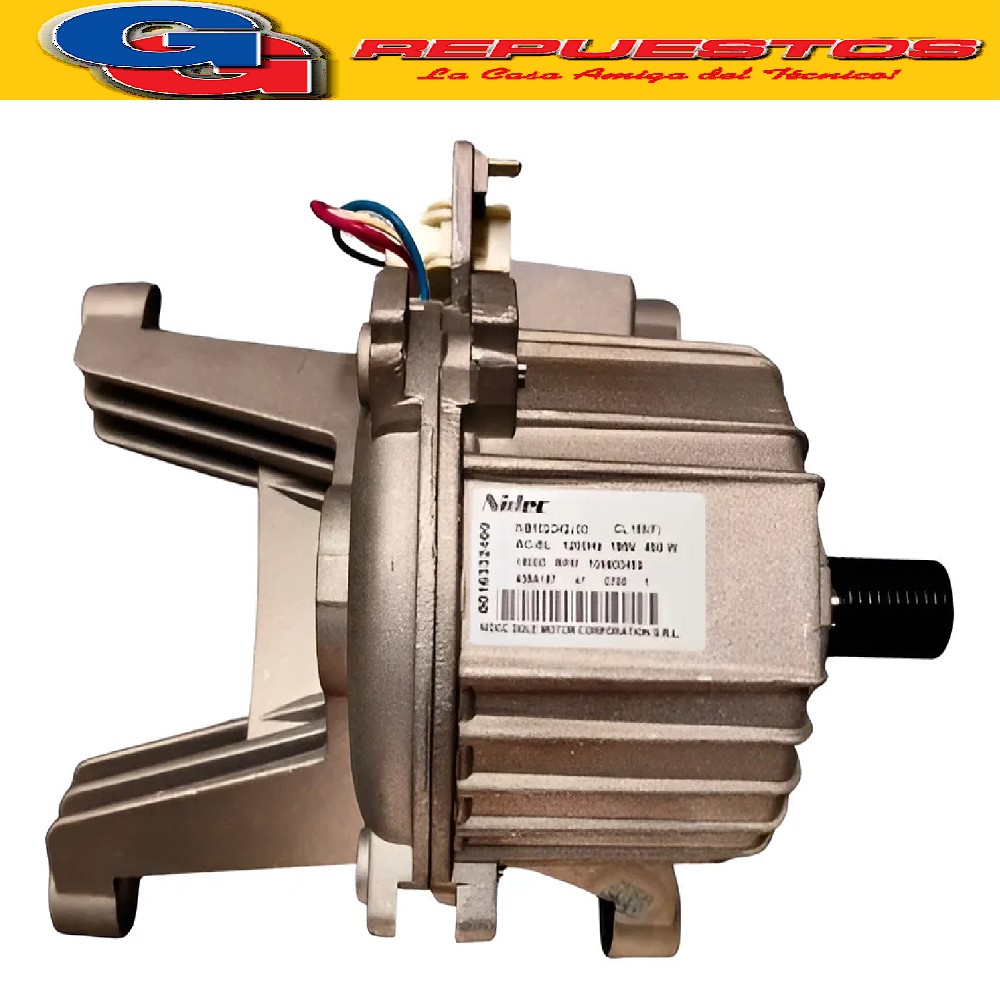 MOTOR LAVARROPAS DREAN NEXT 8.14 INVERTER NUEVO NIDEC WB102D 42J00 CL. 155(F) AC-EL 1200 Hz 195 V 450W 18000 RPM 109800459