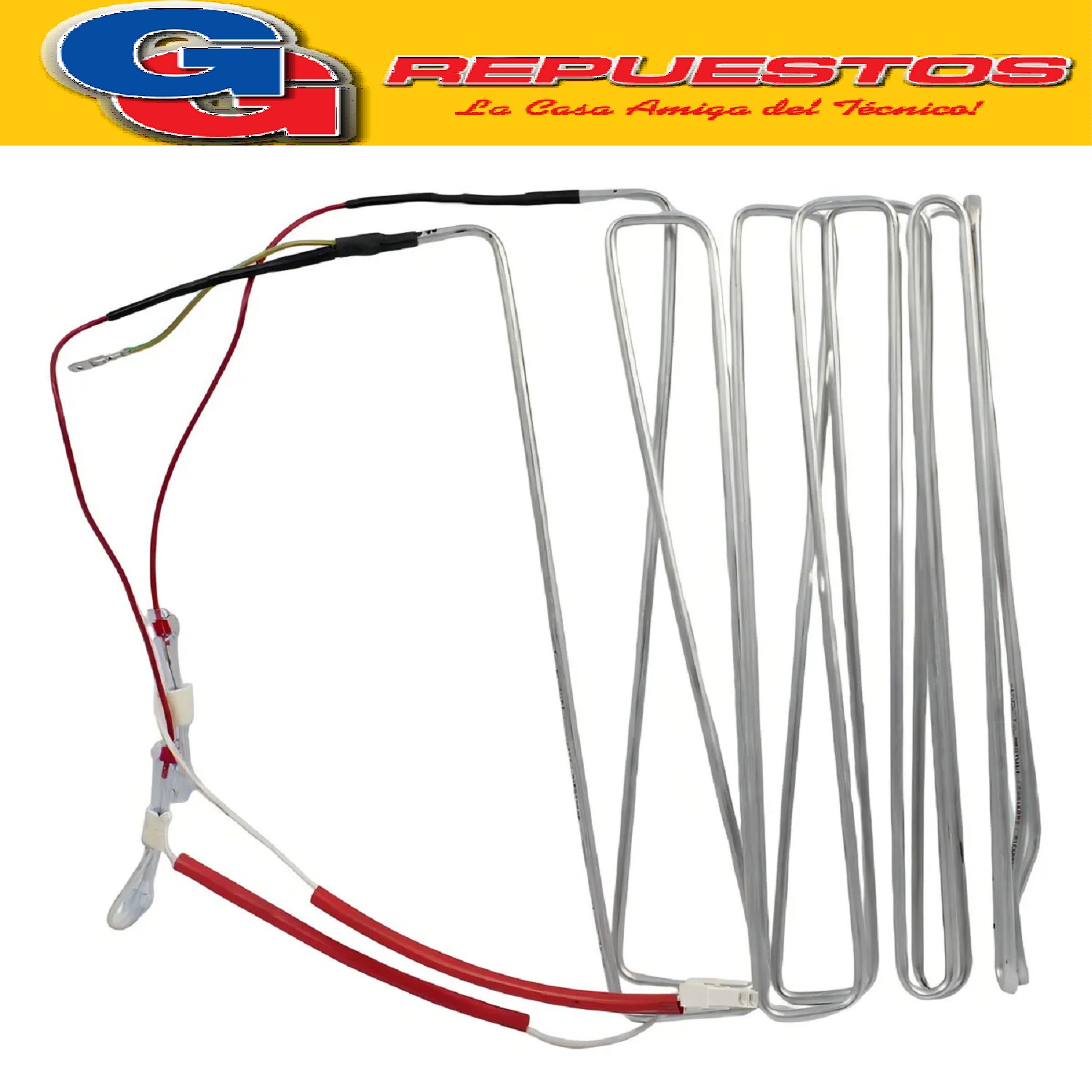 RESISTENCIA ALUMINIO PARA HELADERA ELECTROLUX DF34A DF36A  E LECTROLUX DF36A DF37 DF38 DF40 DF42 NO FROST DF34A-
DF36A-DF36X-DFN39 NACIONAL 220V 190W A15648602 5210608 (ELECTROLUX) EVAPORADOR 220V CON RESISTENCIA DE DESHIELO (EX 70096208 )
DF35X - DF35A - DFX39 - DF36X - DF36A - DF34A - DFN39
Cod.Origen:
70096208 (ELECTROLUX) 64684710_Resistencia Evaporador Electrolux DF37-DF38A-DF38X-DF39A-DF40A Tension 220v