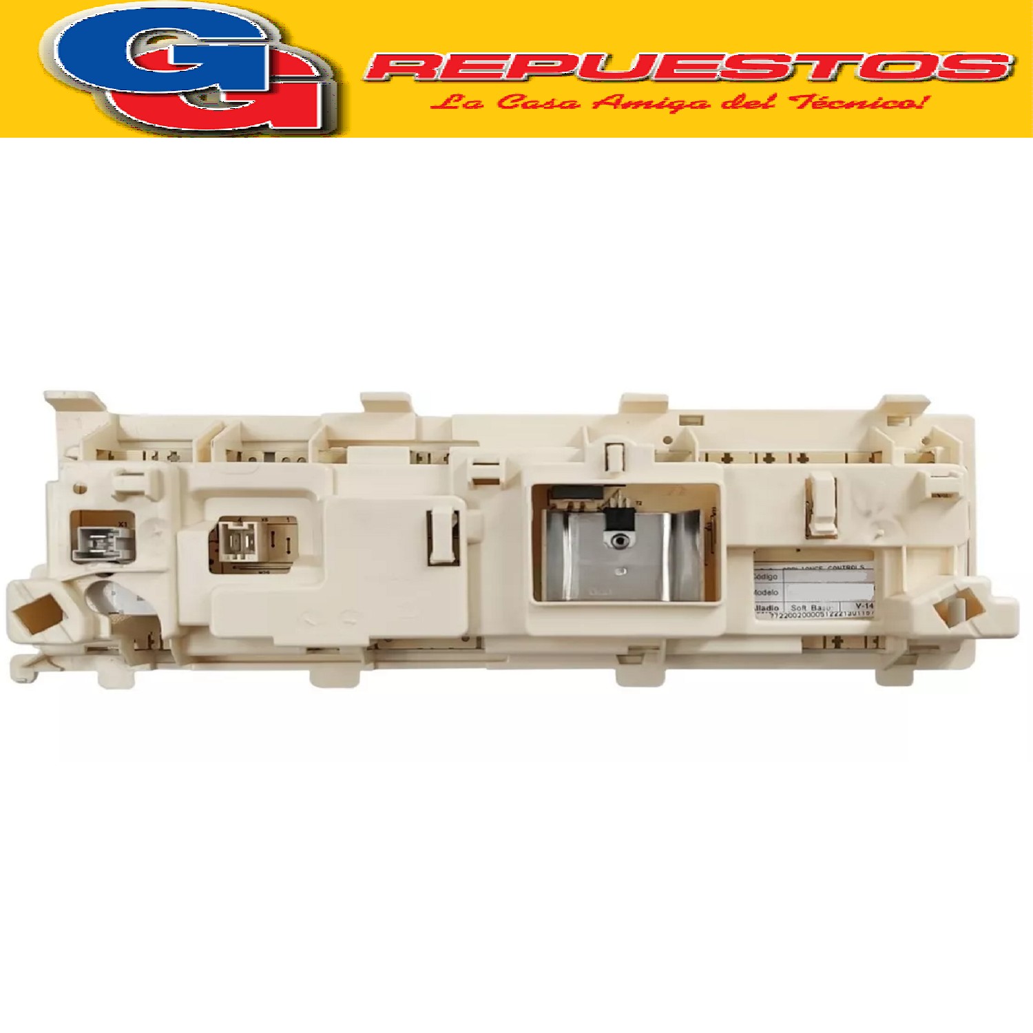 PLAQUETA PARA LAVARROPAS PARA DREAN GOLD BLUE 8.6 ORIGINAL 7 01052 699 PLACA ORIGINAL Cod Origen: WW01F02482 701000980