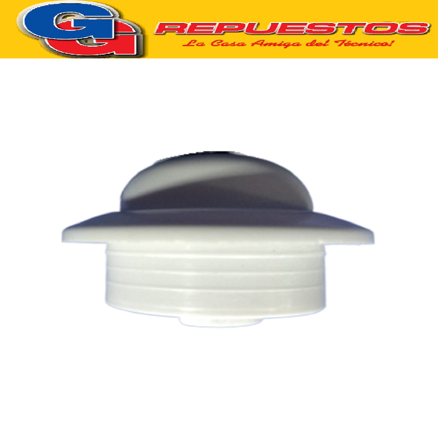 VOLANTE PERILLA COCINA PARA SIAM 2000 BLANCA / PERILLA CON   ARO Y  RESORTE / DIAMETRO DEL EJE 8MM