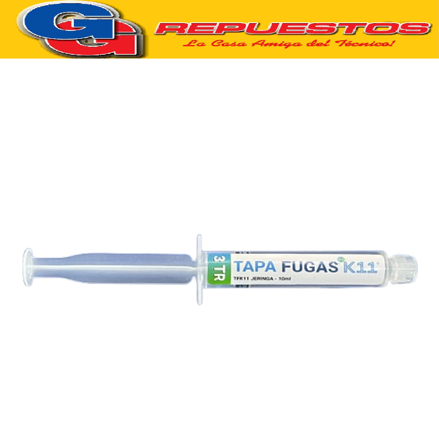 SELLADOR DE MICROPERDIDAS TAPA FUGA K11 JERINGA DE 10 ML SEL LA FUGA- SELLA PERDIDAS