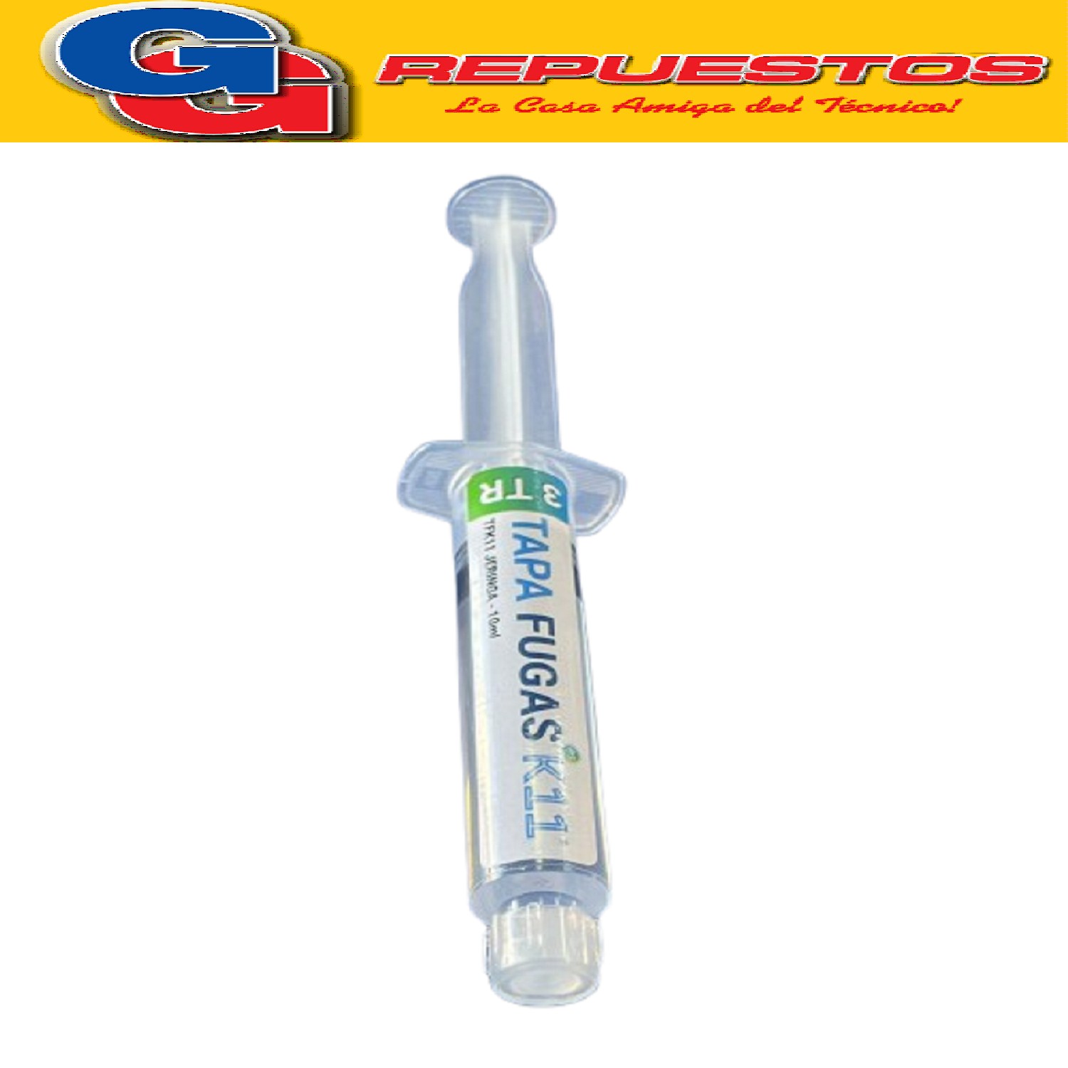 SELLADOR DE MICROPERDIDAS TAPA FUGA K11 JERINGA DE 10 ML SEL LA FUGA- SELLA PERDIDAS
