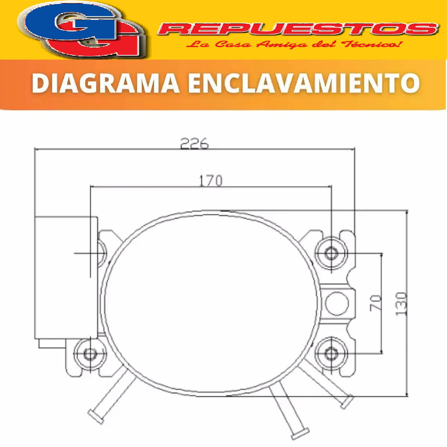 MOTOCOMPRESOR HUAYI 1/12 HP R134A DUAL R12 PARA DISPENSER Y  HELADERAS