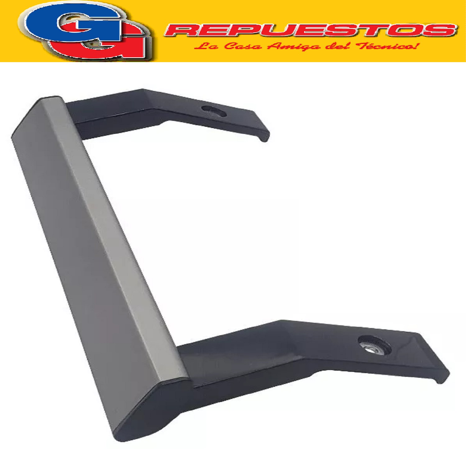 MANIJA INFERIOR GRIS DE FREEZER HELADERA PARA  SIAM  R2500 H S IFTS2 -HSIFC360XT-HSIFC320XT-HSICC370B-HSICT340X-HSIFT330X (MANIJA INFERIOR CHICA GRIS - NEGRA. Cod.Origen: PRF300253104 (ATMA-SIAM-PHILCO-MIDEA) MANIJA SIAM FREEZER R2500 GRIS HSI FTS2-HSI FC360XT-HSI FC320XT-HSI CC370B-HSI CT340X-HSI FT330X Distancia entre los tornillos aproximadamente 22cm