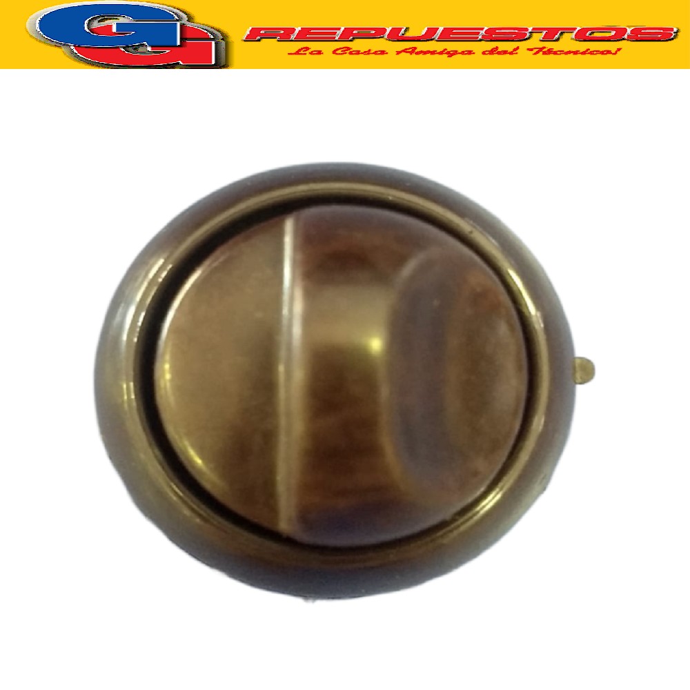 VOLANTE PERILLA COCINA PARA LONGVIE - KENIA 2000 MARRON Ø6MM / PERILLA CON ARO Y RESORTE / DIAMETRO DEL EJE 6MM