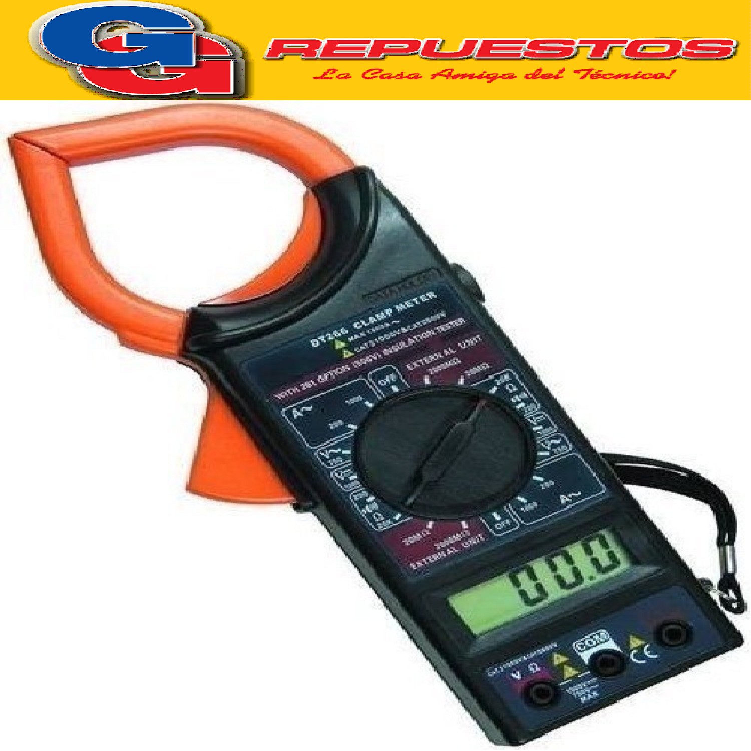 PINZA AMPEROMETRICA MIDE RESISTENCIA MODELO KT266