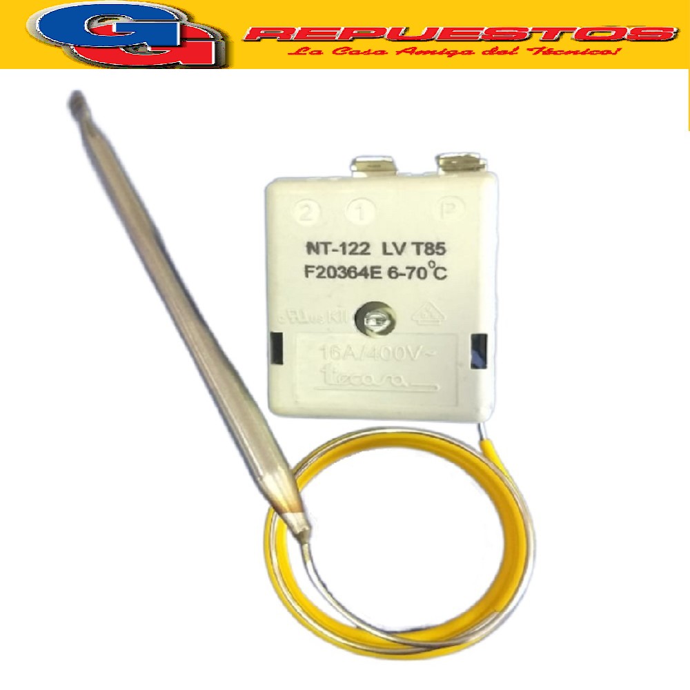 TERMOSTATO PARA TERMOTANQUE COMPATIBLE CON LONGVIE ELECTRICO