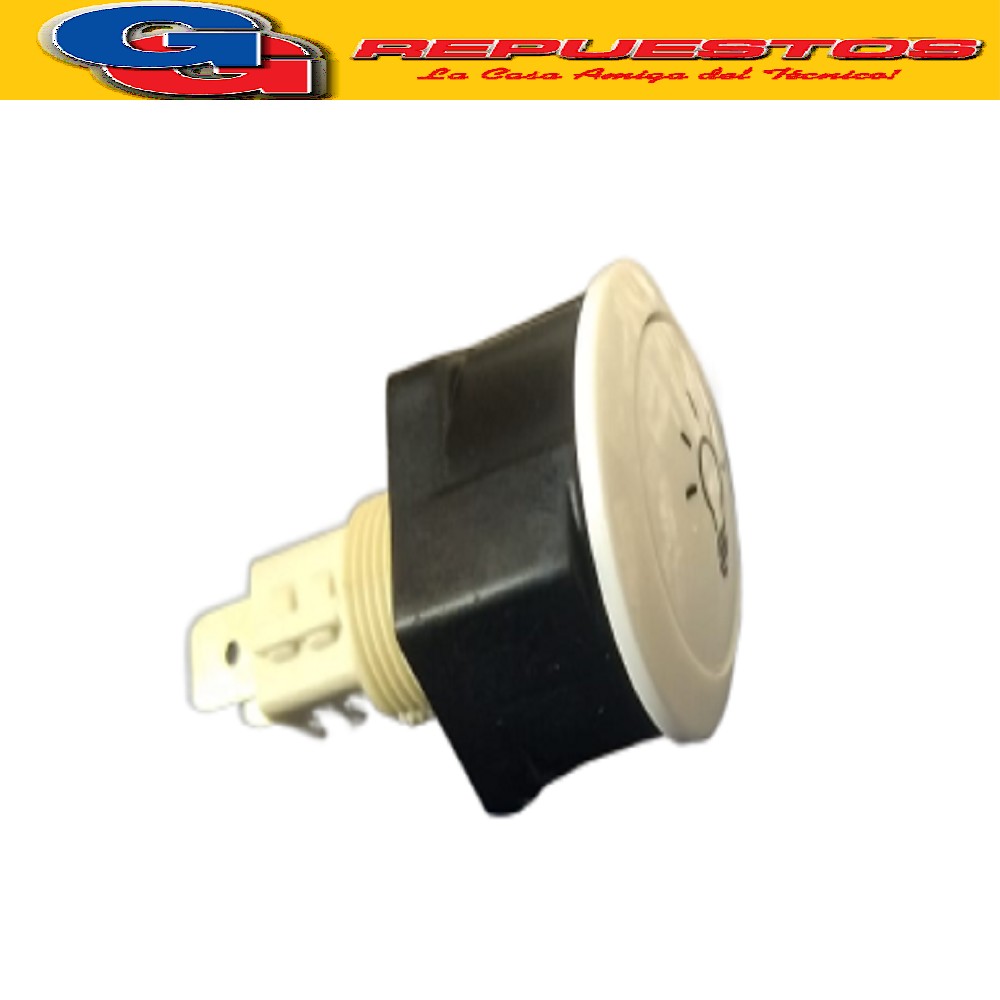 INTERRUPTOR DE LUZ PARA HORNO DE COCINA ORBIS BLANCO (IMITAC ION) MODELO LEGITIMO CON TUERCA
