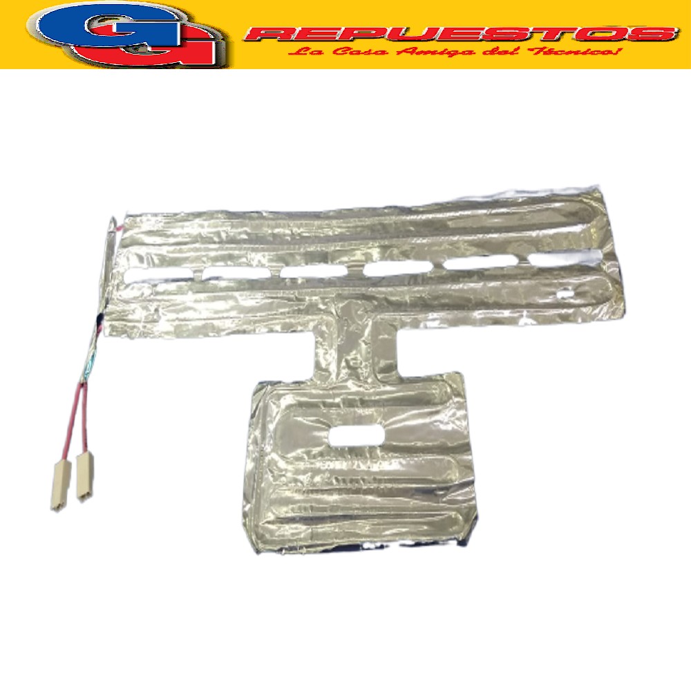 RESISTENCIA CANALETA ALUMINIO PARA HELADERA WHIRLPOOL WRE48D B-WRE48DR-WRE48EB-WRE48ER-WRE51D1-WRE51X1-WRX51D1-WRX51X1 ( Cod.Origen: W10212827 (WHIRLPOOL) RESISTENCIA 220V WRE48 220/240V 12W Produttore: Made in Brazil WRE 48 DB